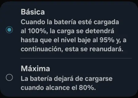 ahorro de batería android