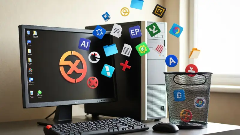 Desinstala aplicaciones en Windows y sus archivos residuales