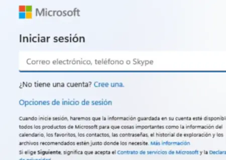 sin cuenta microsoft